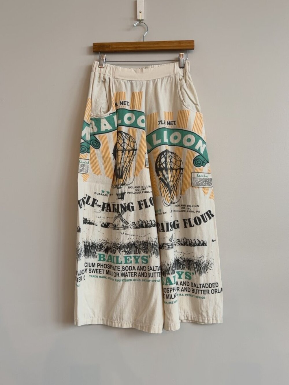Jaded Gypsy Balloon Flour Sack Wide Leg Pants S/M NWOT Boho
